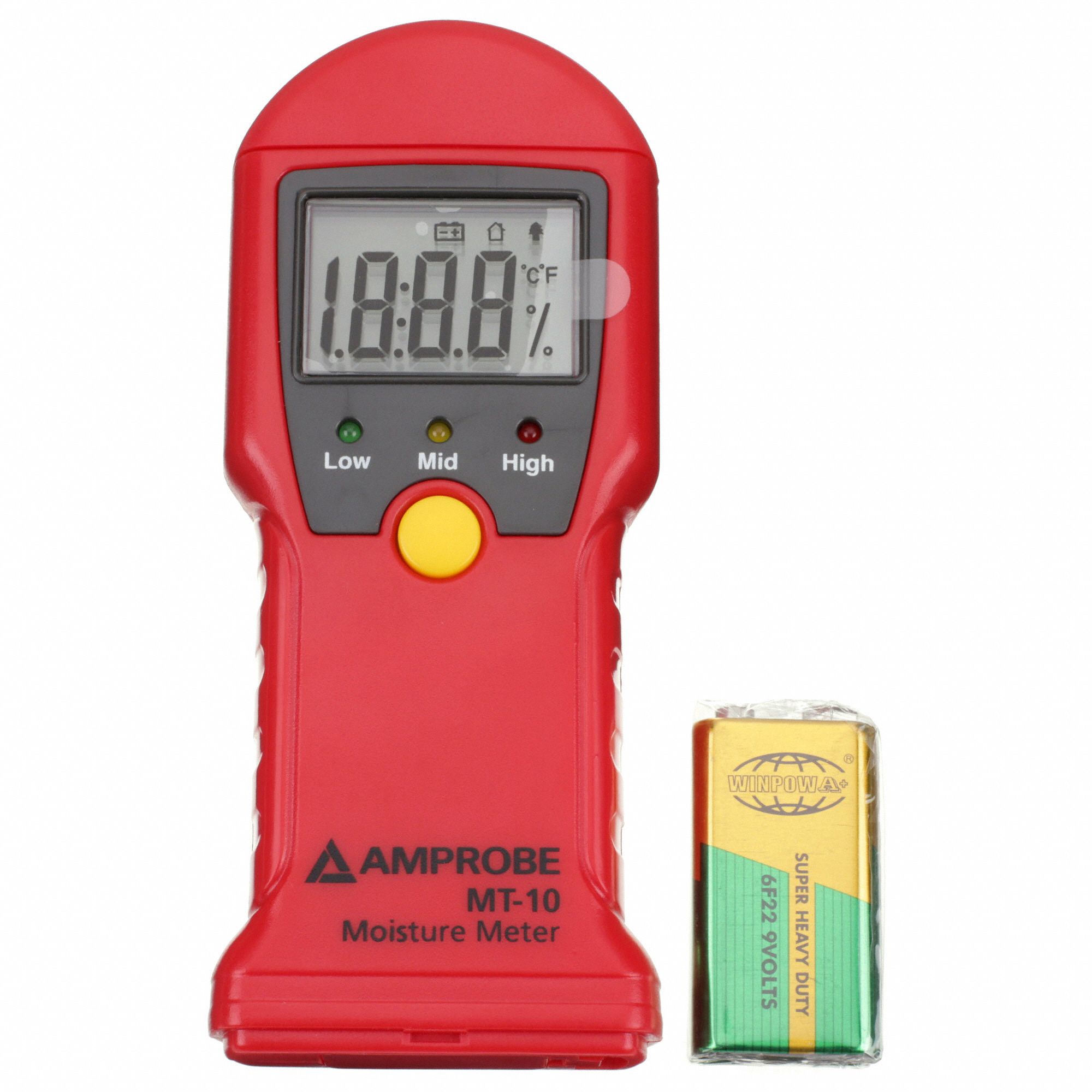 AMPROBE Moisture Meter 6NZH4MT10 Grainger