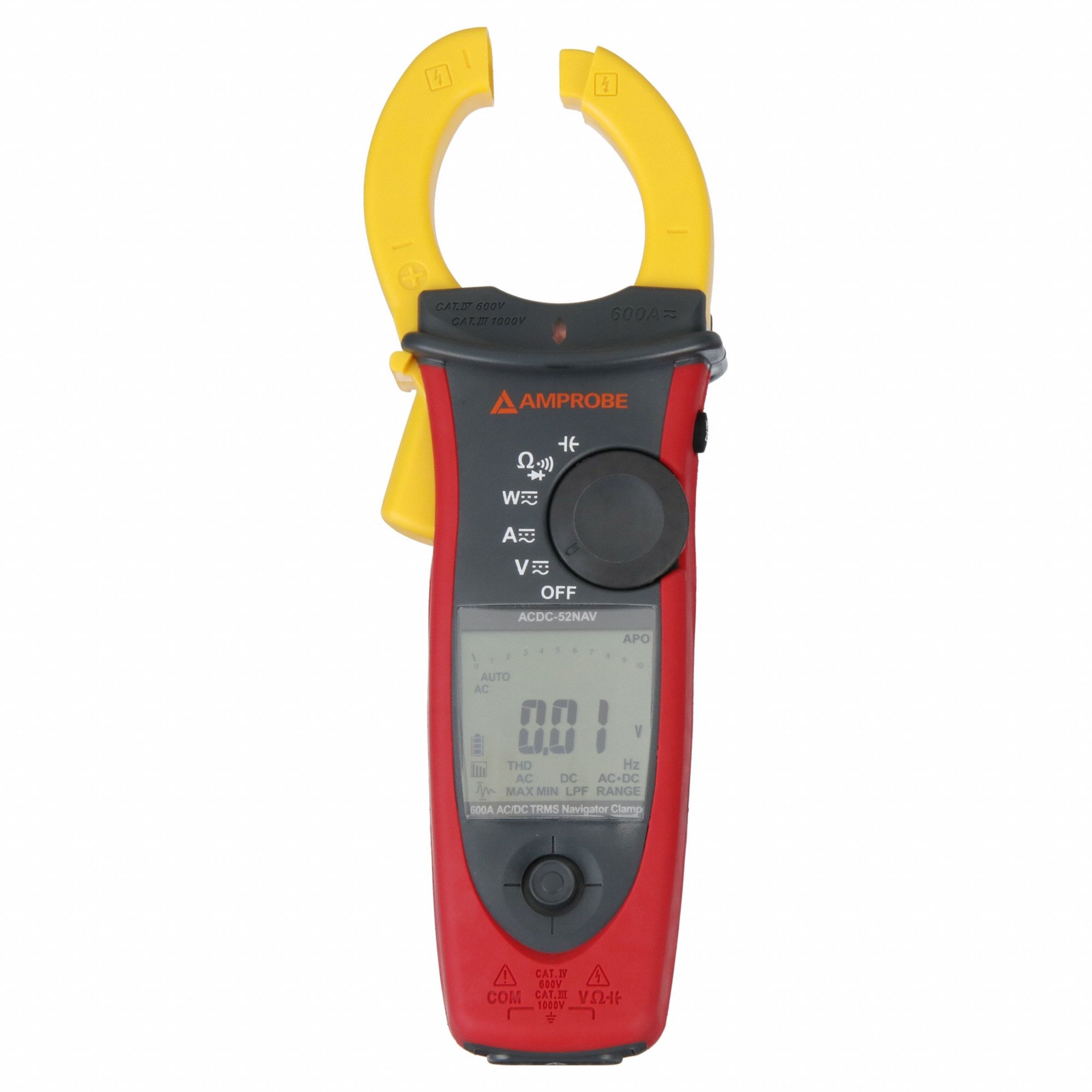 CLAMP-ON POWER METER,AA BATTERY SIZE