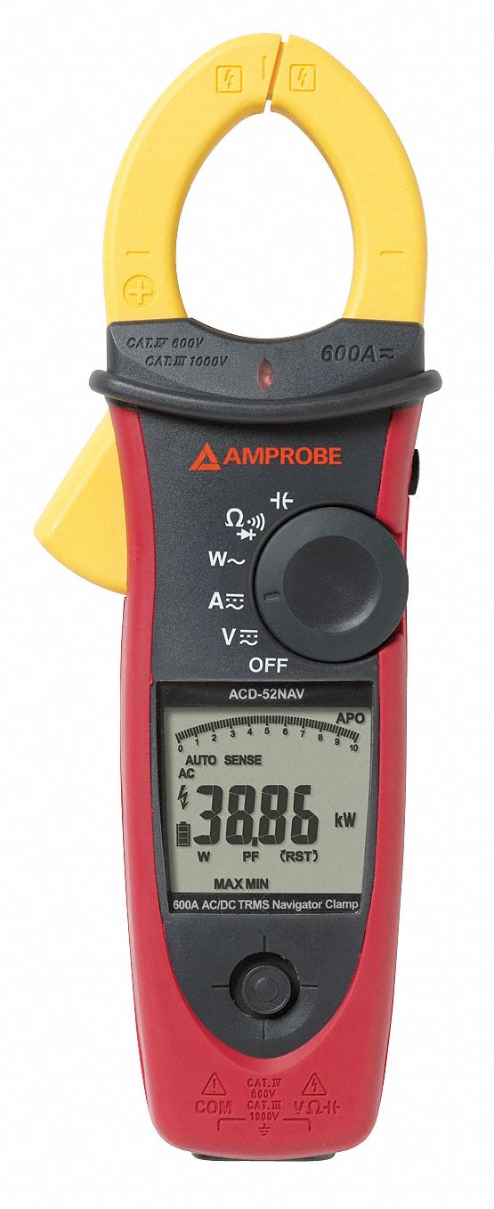 6NZH8 - Clamp-On Meter 600kW 600A