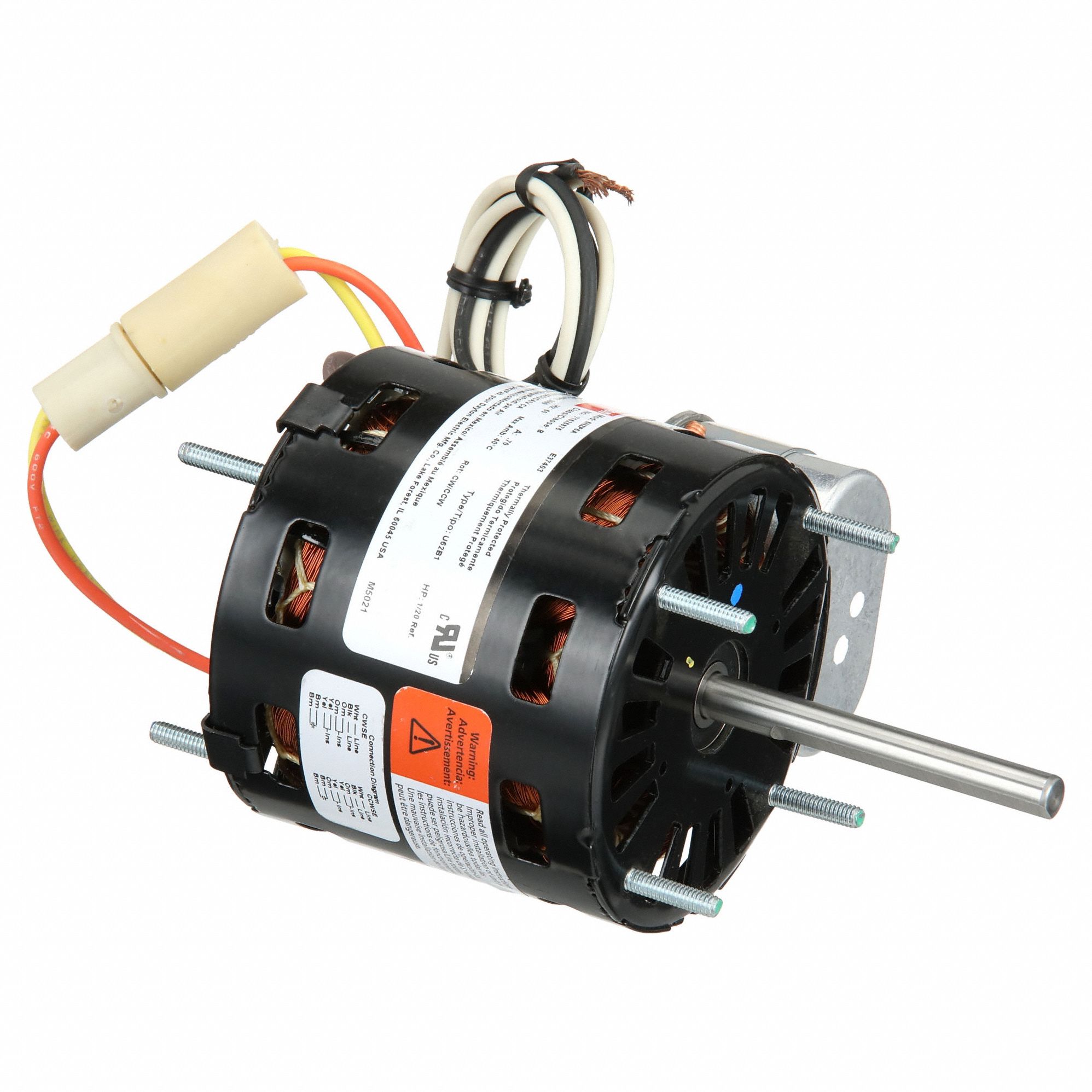 HVAC MOTOR,3000 RPM,115V,1/20 HP