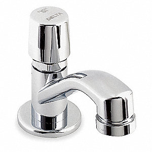 Delta Faucet Company Low Arc Bathroom Sink Faucet Metering