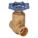 GATE VALVE: 1 IN, BRONZE, NON-RISING, FNPT X FNPT, 200 PSI MAX. PRESSURE (CWP), WHEEL