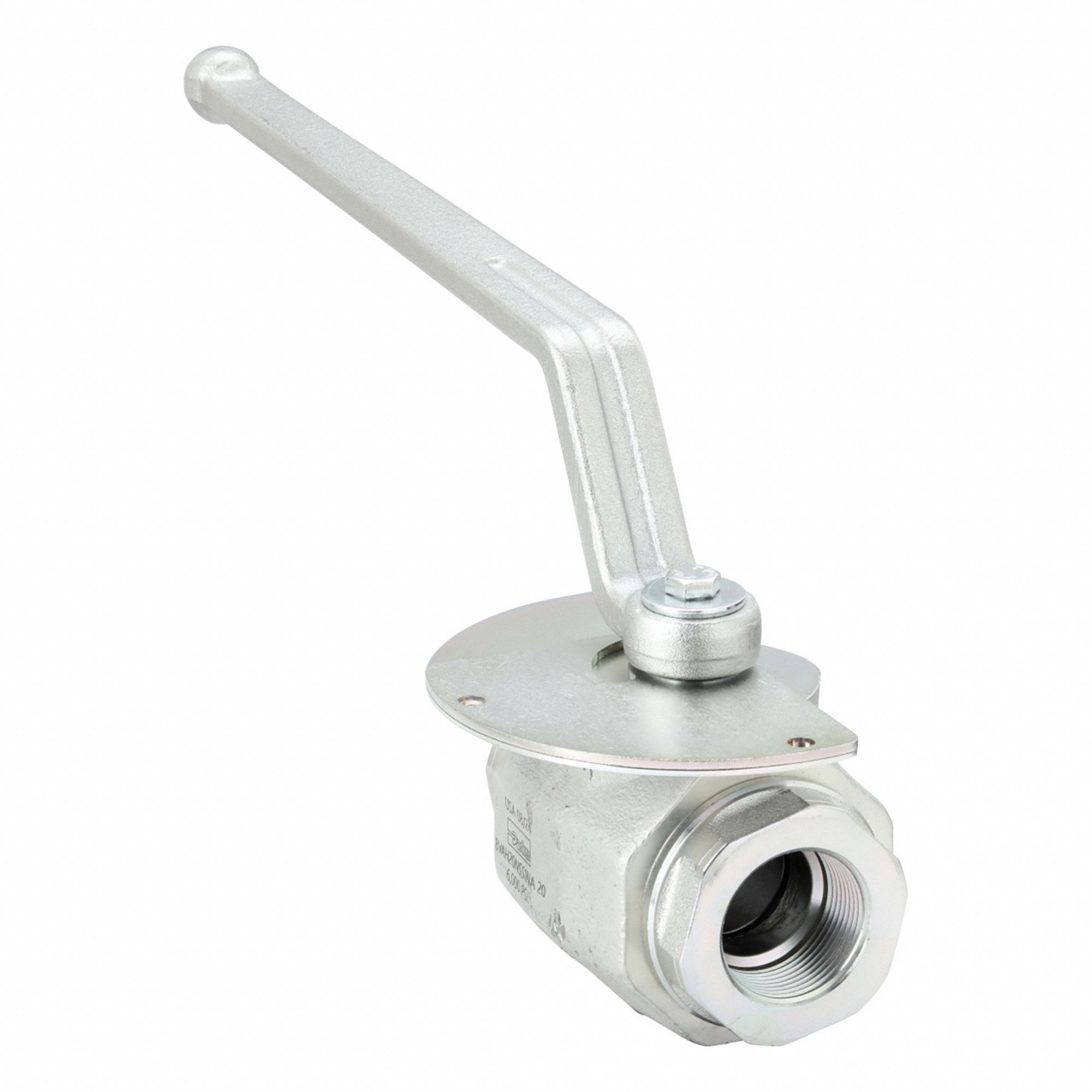 Hydraulic Ball Valve: Lockable, 12.05 in Handle Lg, Two Positions, Two-Way Ways, 1 1/4 in NPT