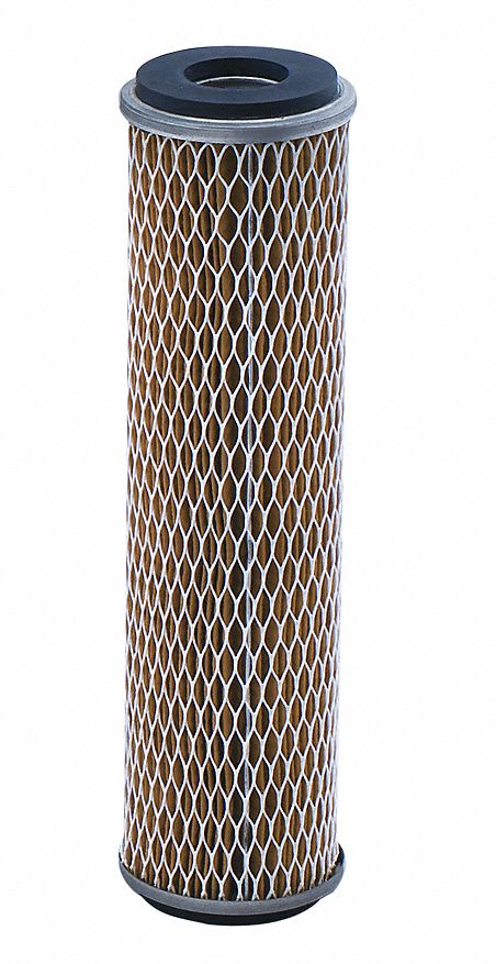 Water Filter Cartridge: 30 micron, Pleated, 14 gpm, ETP Steel/Polypropylene