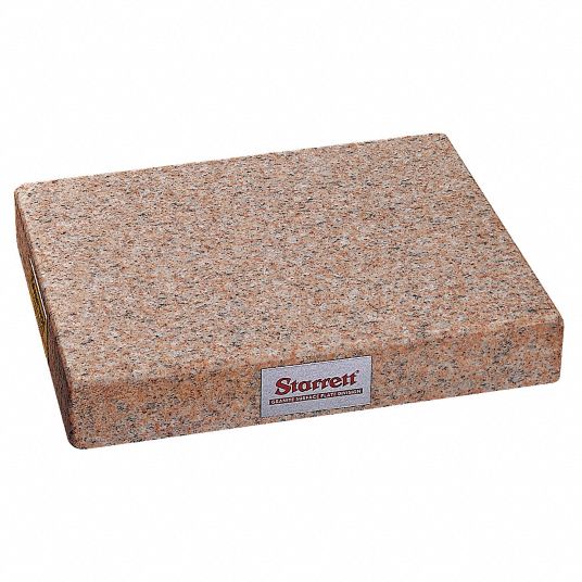 STARRETT, 12 in x 8 in/300 mm x 200 mm Surface Size, Flat