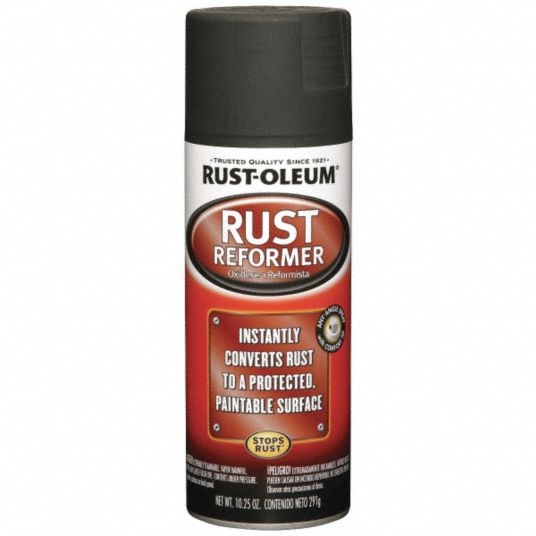 Rust-Oleum 248658 Rust Reformer Spray, 10.25 oz, Black