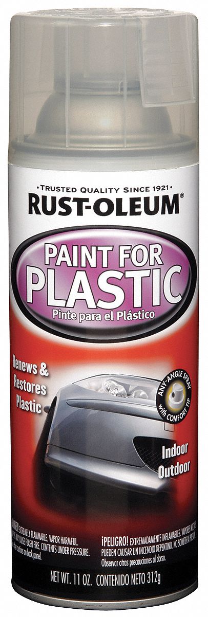 RUST-OLEUM Spray Paint in Gloss Clear for Plastic, 11 oz. - 6PET3 ...