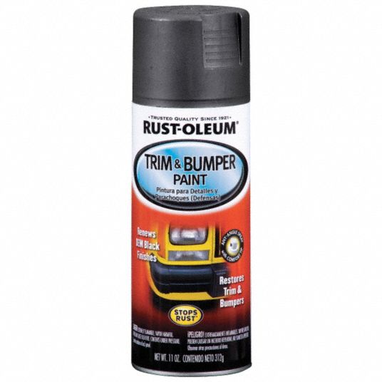 Rust-Oleum Black Matte Trim and Bumper Spray Paint 11 oz.