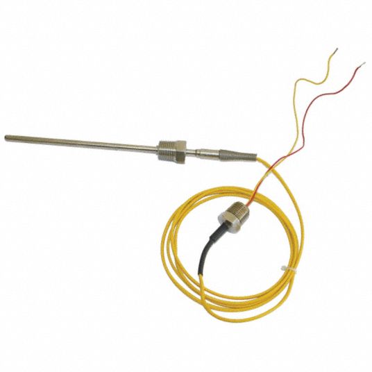 Type K Dual Thermocouple Probe 1/16 Diameter 6 Inches Long Ungrounded