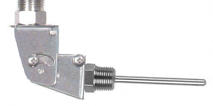 Immersion Temperature Probe: -76°F to 400°F /-60°C to 204°C, ±0.15°C, 4 in Probe Lg