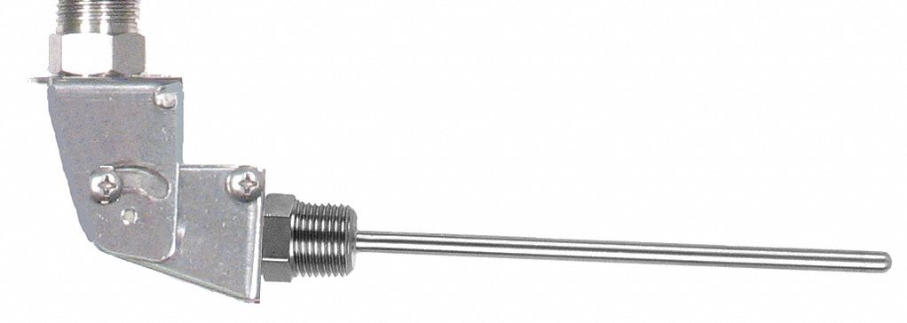 Immersion Temperature Probe: -76°F to 400°F /-60°C to 204°C, ±0.15°C, 12 in Probe Lg