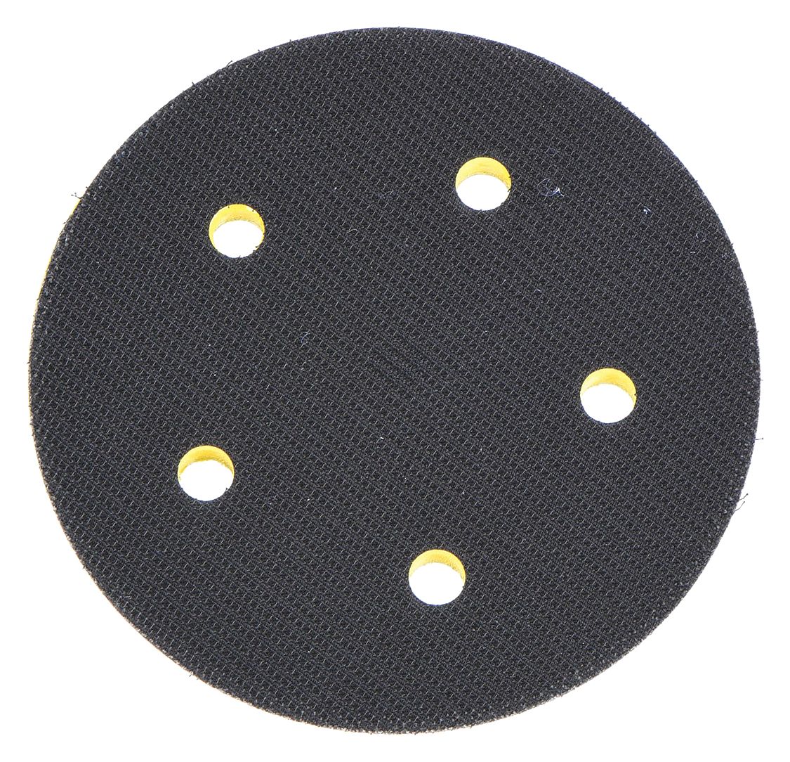 LOW PROFILE HOOK-AND-LOOP DISC BACKUP PAD, 5 IN DIAMETER X ½ IN THICK, 5/16