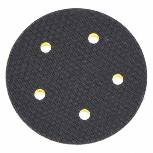 Norton 5 In Dia X 12 In T 516 24 Threaded Shank Low Profile Hook And Loop Disc Backup Pad 4226