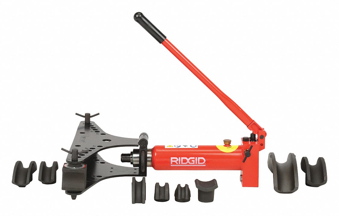 Ridgid Hydraulic Pipe Bender Manual 3 8 To 2 In 6pfe8 36518 Grainger