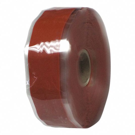 Repair Tape: Self-Fusing Tape, ER TAPE, 1 in x 12 yd, Red Oxide