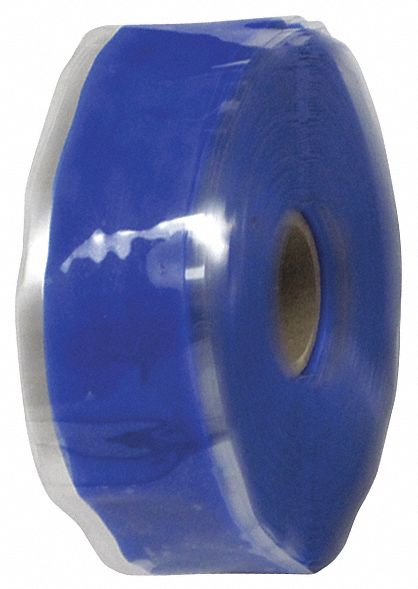 REPAIR TAPE, SELF-FUSING TAPE, 1 IN X 12 YARD, BLUE, SILICONE