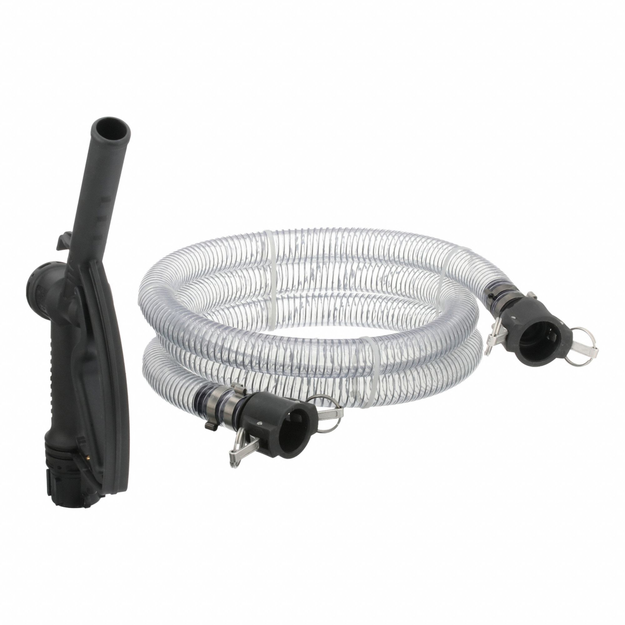 Discharge Hose Kit: 1 in FNPT, 1 in Male Camlock, 8 ft Hose Lg, 1 in Hose Inside Dia.