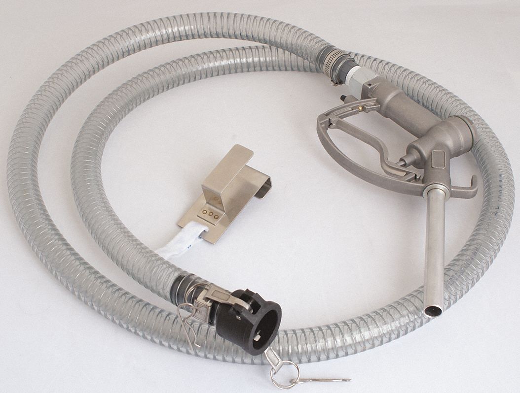 Discharge Hose Kit: 1 in FNPT, 1 in Male Camlock, 8 ft Hose Lg, 1 in Hose Inside Dia.