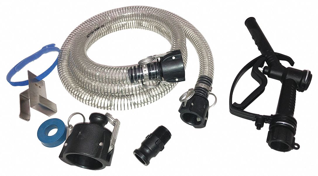 ACTION PUMP Discharge Hose Kit, Hose Length 96 in, Hose Inside Dia. 1