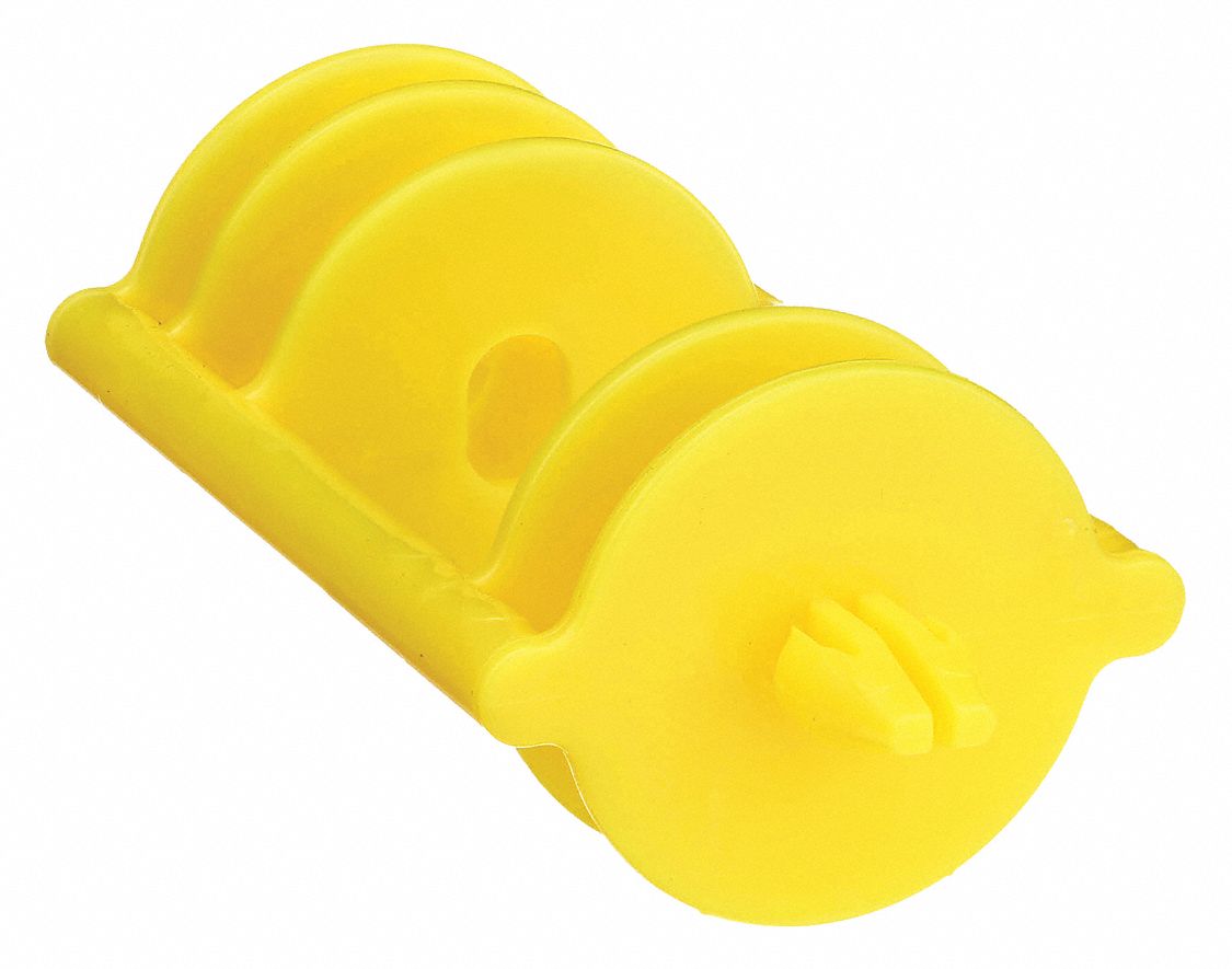 BOX SUPPORT, ADJ FAR-SIDE BOX SUPPORT, ACRYLONITRILE BUTADIENE STYRENE, YELLOW