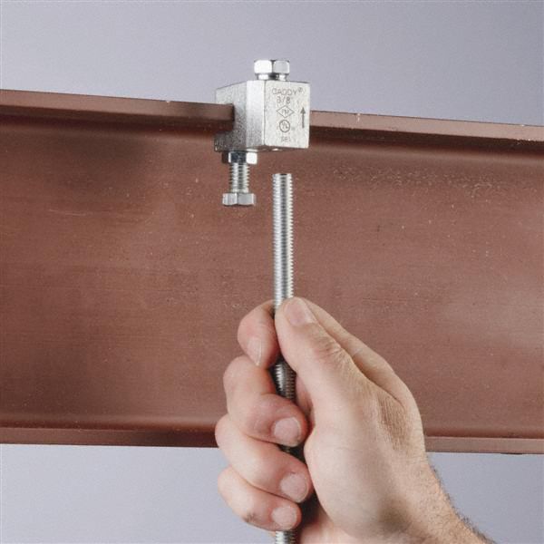 NVENT CADDY Beam Clamp, 3/8 in Nominal Conduit/Pipe/Threaded Rod, 1/8