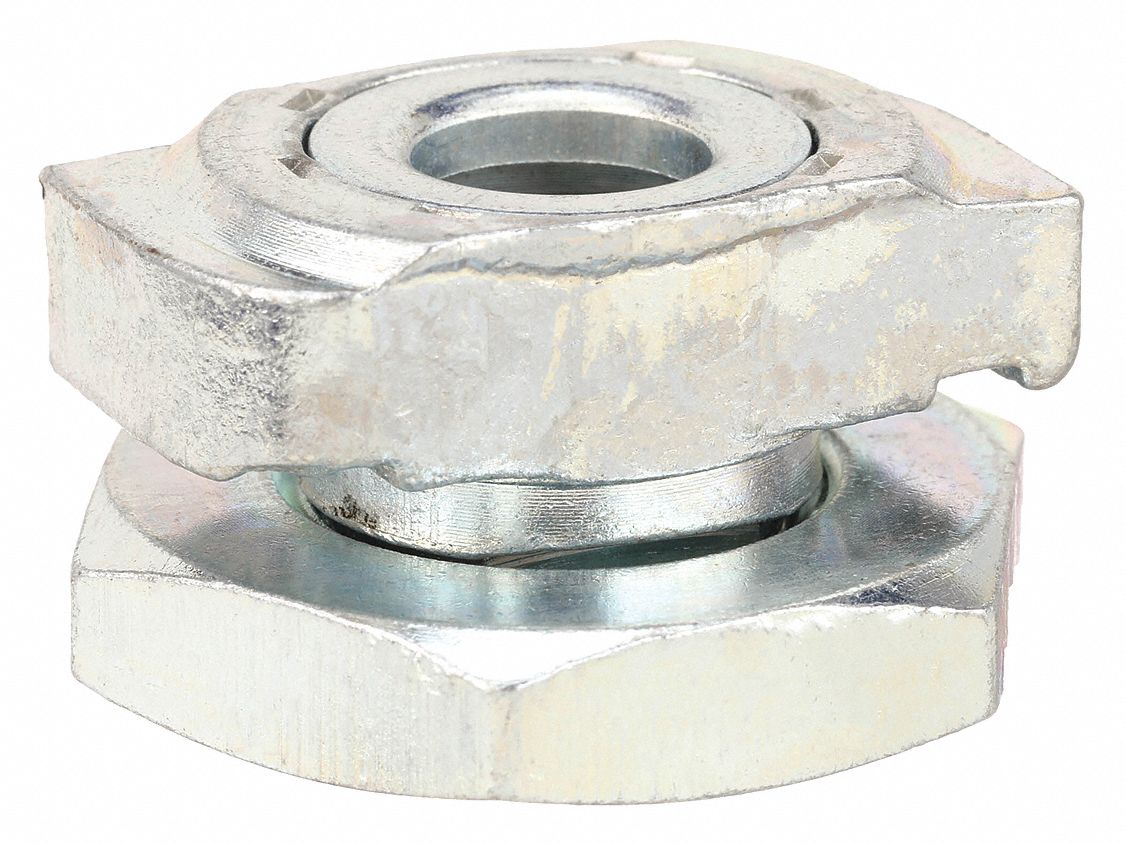 CHANNEL NUT, THREADED ROD, 3/8 IN, 500 LB