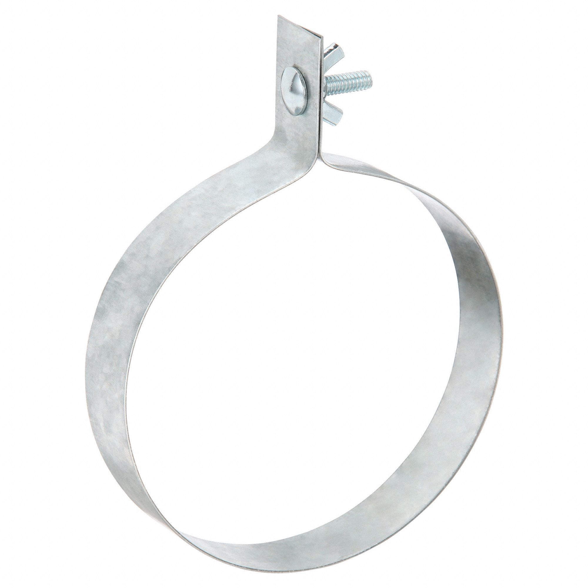 Duct Hanger: 5 in Duct, 260 lb Capacity, Steel, 1 in Wd