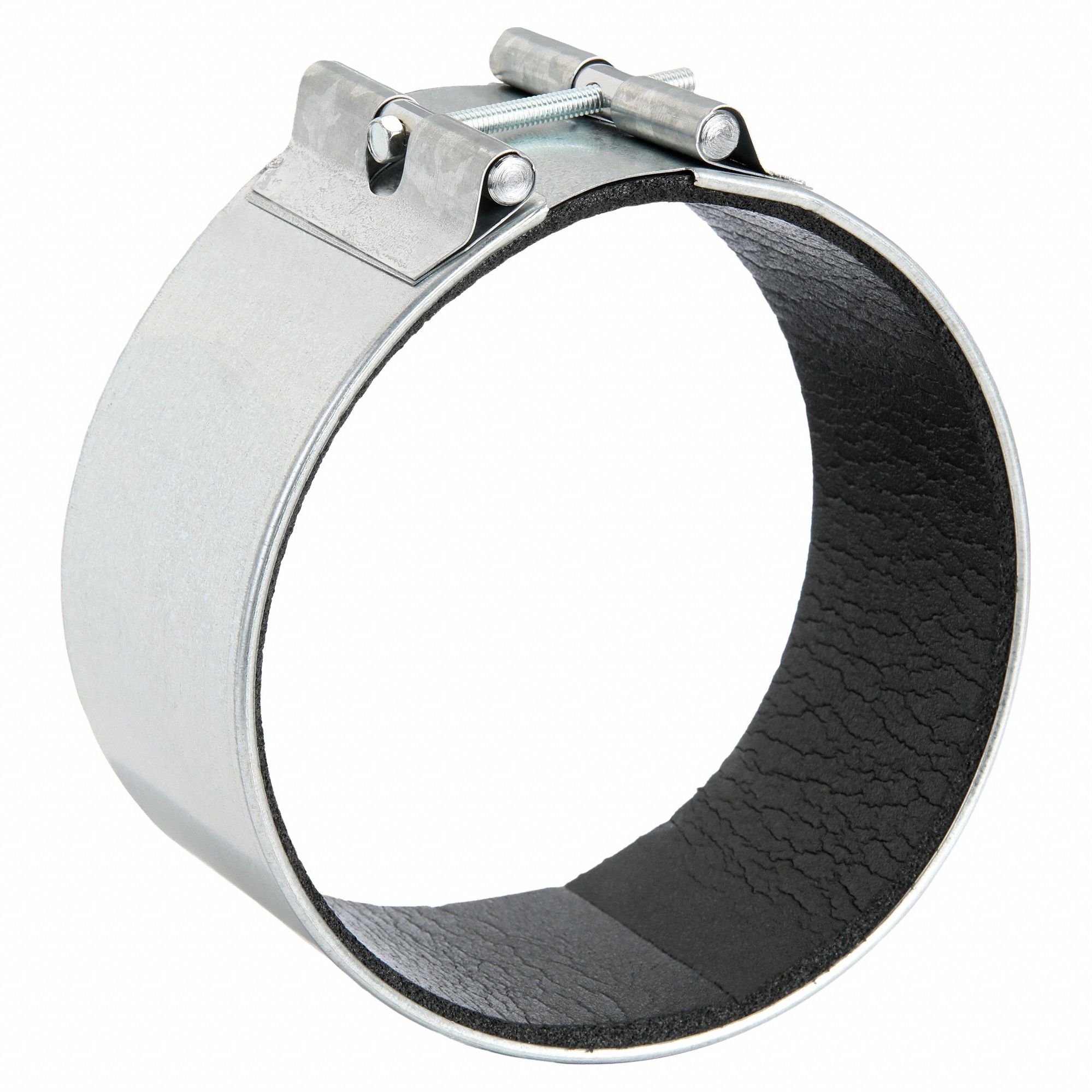 Connector Sleeve: 7 in Duct, Neoprene, Steel, 3 1/2 in Lg, 7 in Wd