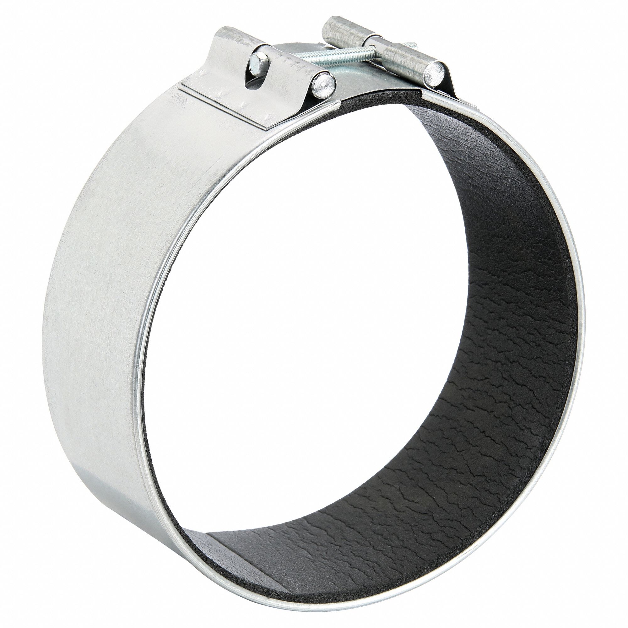 Connector Sleeve: 8 in Duct, Neoprene, Steel, 3 1/2 in Lg, 8 in Wd