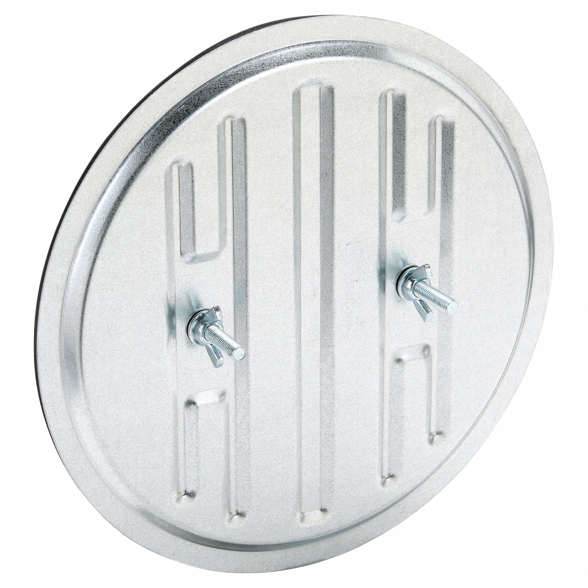 Duct Access Door: 13 in x 13 in, 22 ga, Steel, Thumbscrews, 200°F Max Temp Rating, 2 Mounting Stud