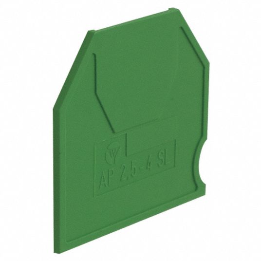 SCHNEIDER ELECTRIC Terminal Block End Barrier, For Use With 0.200 in