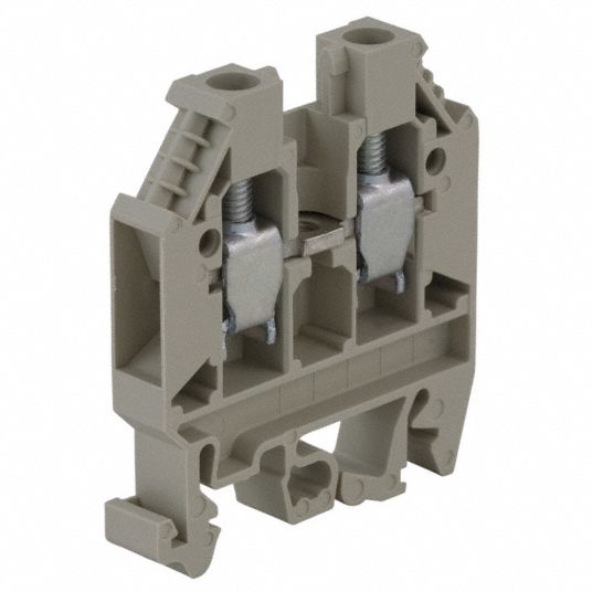 SCHNEIDER ELECTRIC Terminal Block, 50 Amps, 8 AWG Max. Wire Size, 600V