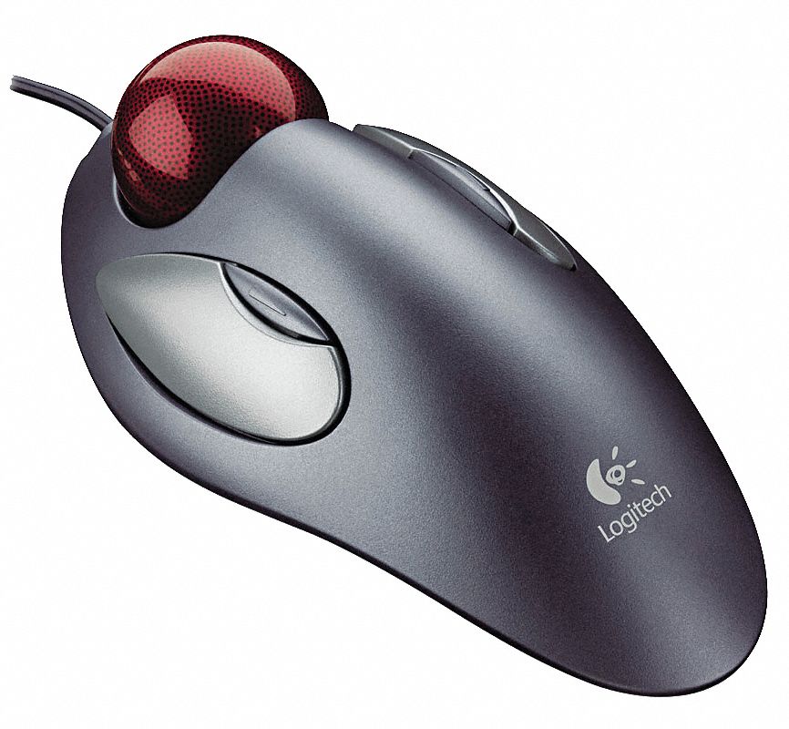 LOGITECH, Corded, Optical, Trackball Mouse 6PKP2LOG910000806 Grainger