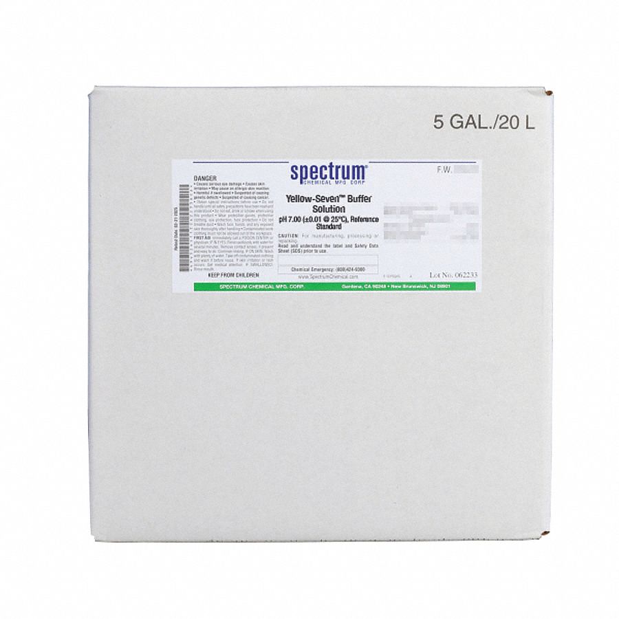 Buffer - pH 7.00 - Yellow: Lab, 20 L, 1310-73-2/3051-11-4/7732-18-5/7778-77-0/94-13-3/99-76-3, 1