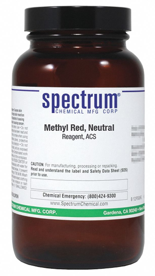 ACS, 100 g, Methyl Red Indicator - 6PKV4|M1285-100GM - Grainger