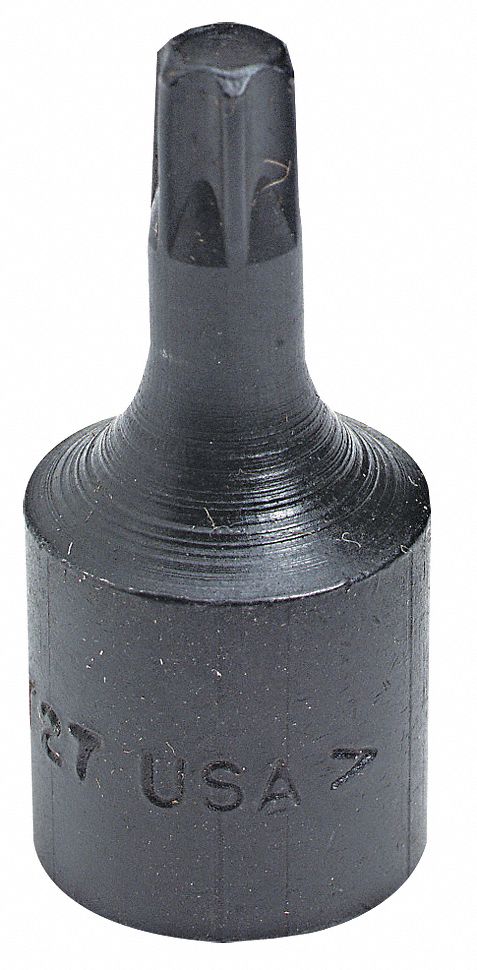 Impact Socket Bit  : SAE, 1/4 in Drive Size, T20H Tip Size, 63/64 in Overall Lg