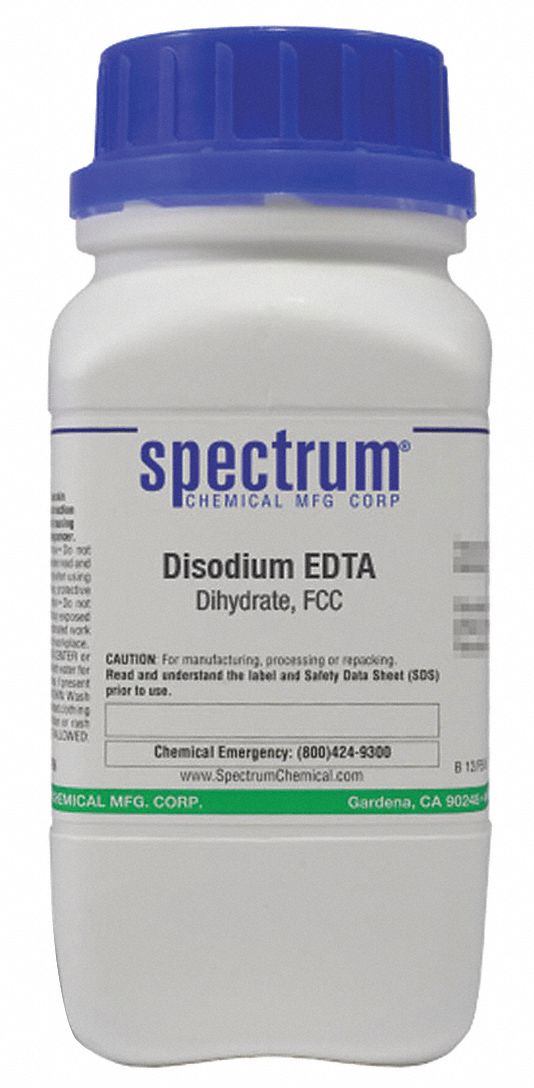 DiSodm EDTA, Dihydrate, FCC, 500g