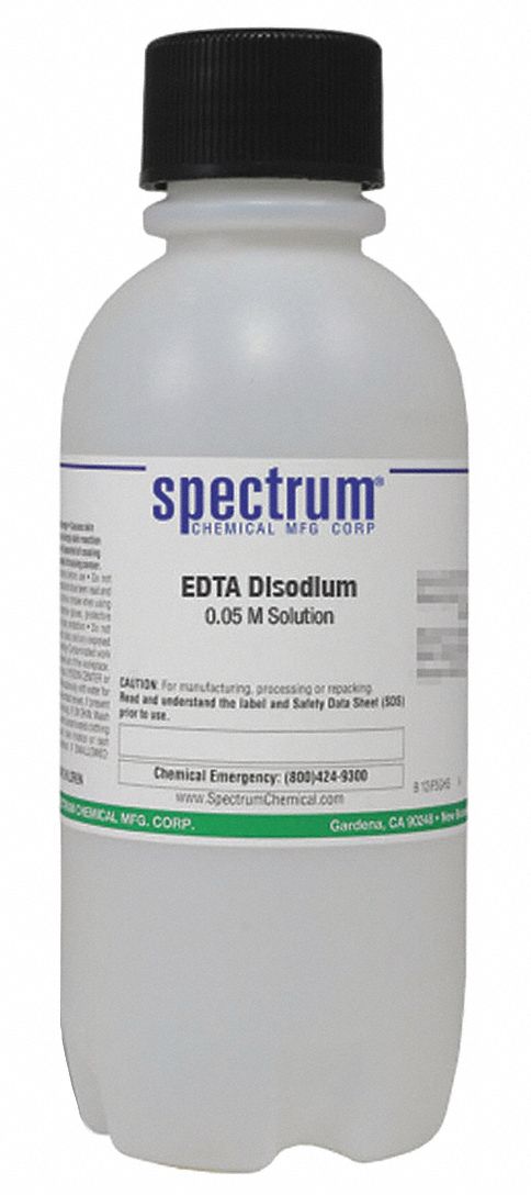 EDTA DiSodm, 0.05 M Sltn, 500mL, Pls