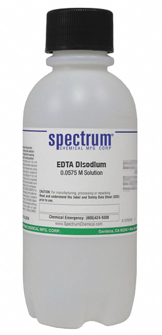 EDTA DiSodm, 0.0575 M Sltn, 500mL, Pls