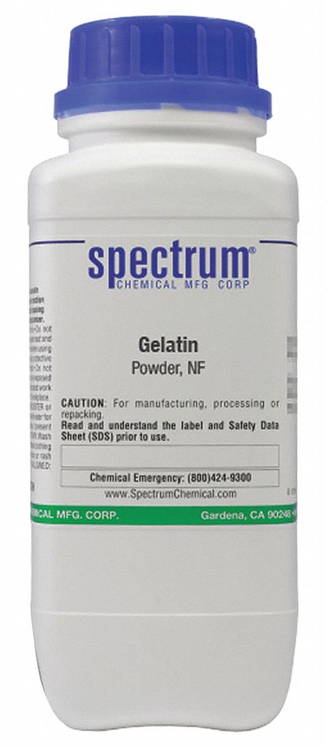 Gelatin, Pwdr, NF, 500g