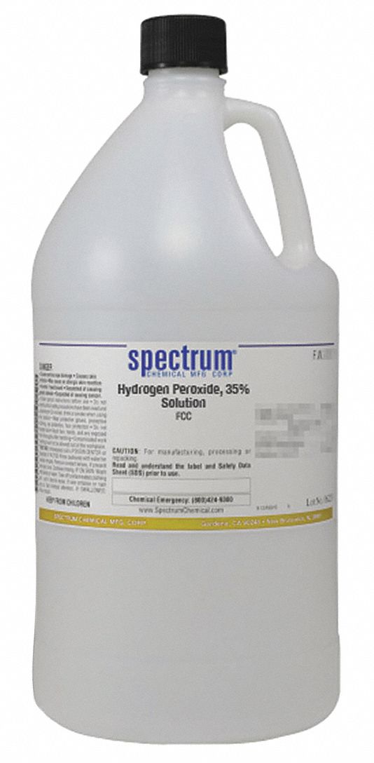 35% Concentration, 7722-84-1, Hydrogen Peroxide, Solution, FCC - 6PMX9 ...