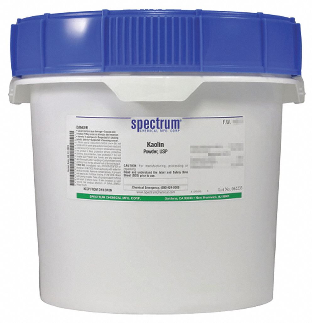 USP, 2.5 kg, Kaolin - 6PMZ8|KA105-2.5KG - Grainger