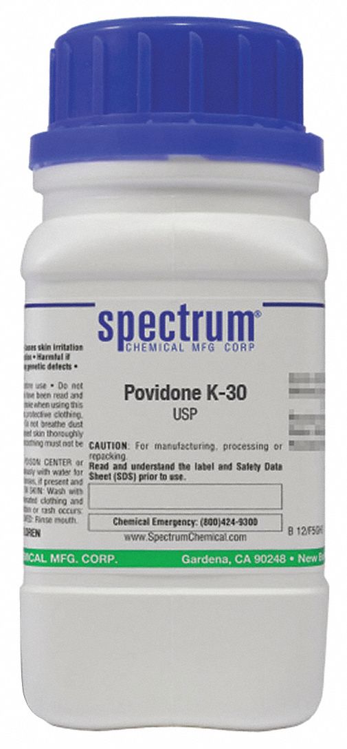 9003398, (111.14)n, Povidone K30, USP 6PNJ2P1454100GM Grainger