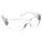 READING GLASSES, FRAMELESS, WRAPAROUND, PC, ANTI-SCRATCH, CLEAR, +2.50, BIFOCAL, UNISEX