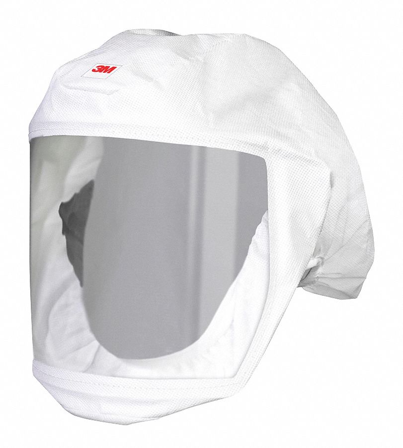 COUVRE-TÊTE, VERSAFLO, APR À ÉPURATION D'AIR MOTORISÉ, PP/PETG NON TISSÉ, CAGOULE, M/G, 5/EMBALLAGE, NIOSH