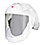 Versaflo(TM) Headcover,M/L,White,PK5