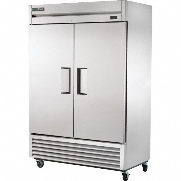 Reach-In Refrigerator: 49 cu ft, 78 3/8 in Ht, 29 1/2 in Dp, Yes Energy Star Compliant, 2 Doors