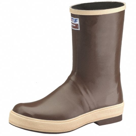 Defined Heel Electrical Hazard EH Oil Resistant Sole Plain Toe Waterproof Flex Rubber Boot 6PPL6 22172G 12 Grainger