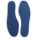 MEN'S INSOLES, SIZE 11 TO 13, VISCO-ELASTIC POLYMER, BLUE, 13 X 5 X ½ IN, ROUND