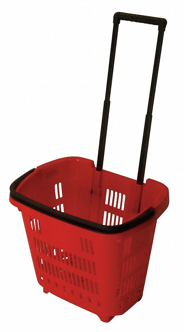 Rolling Hand Basket Grainger